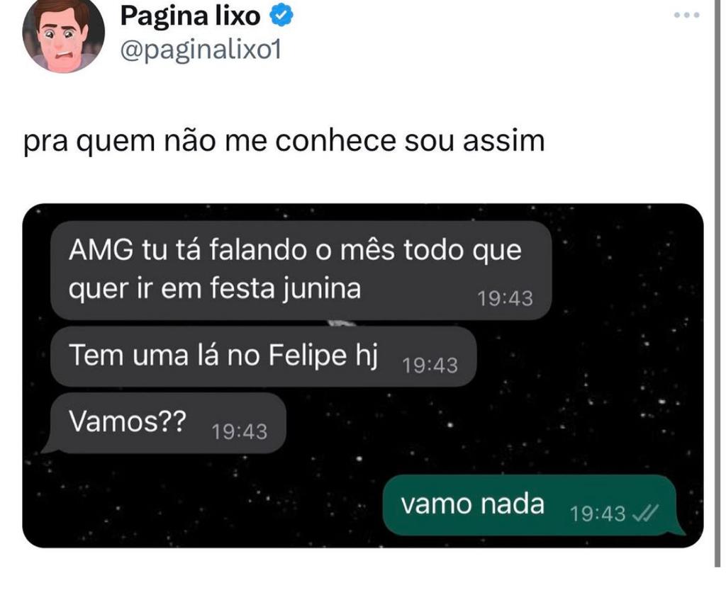 Exatamente assim de vontade
