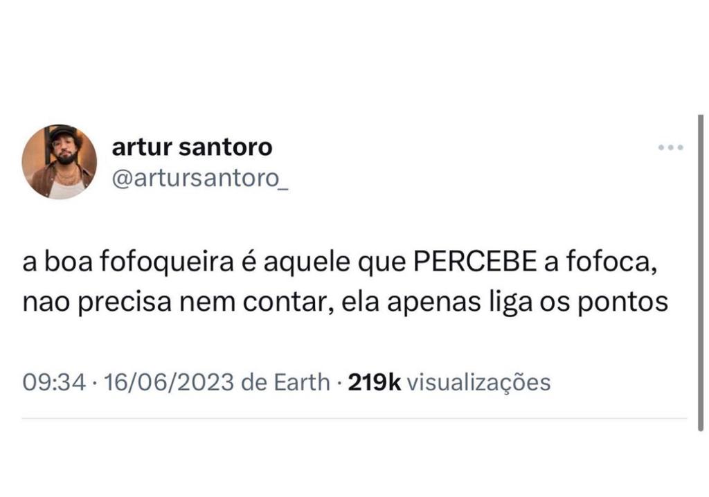 Percebe a fofoca
