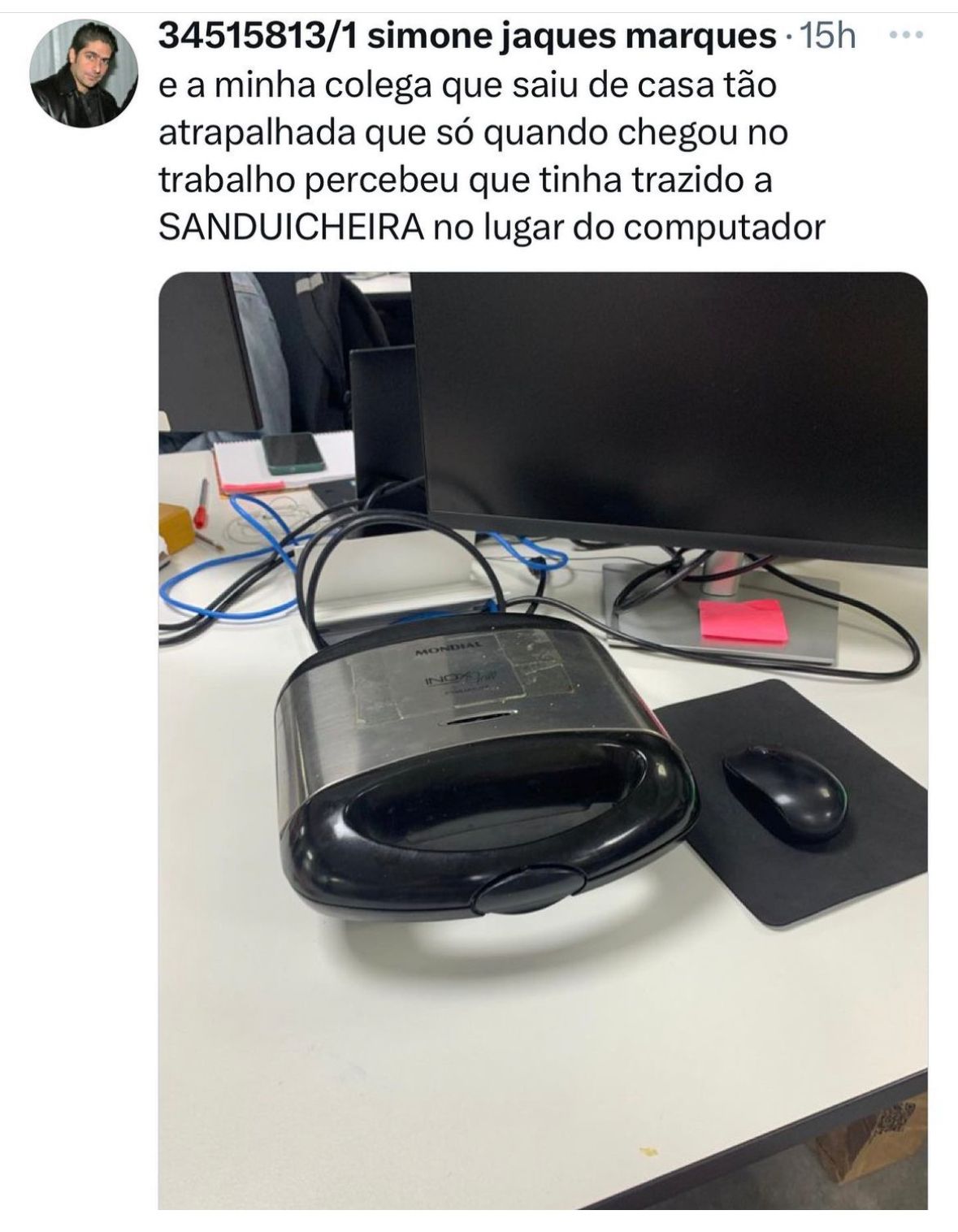 Aquela amiga distraída