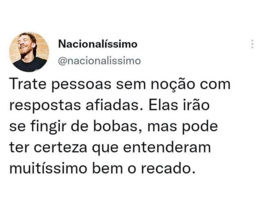 Pode ter certeza