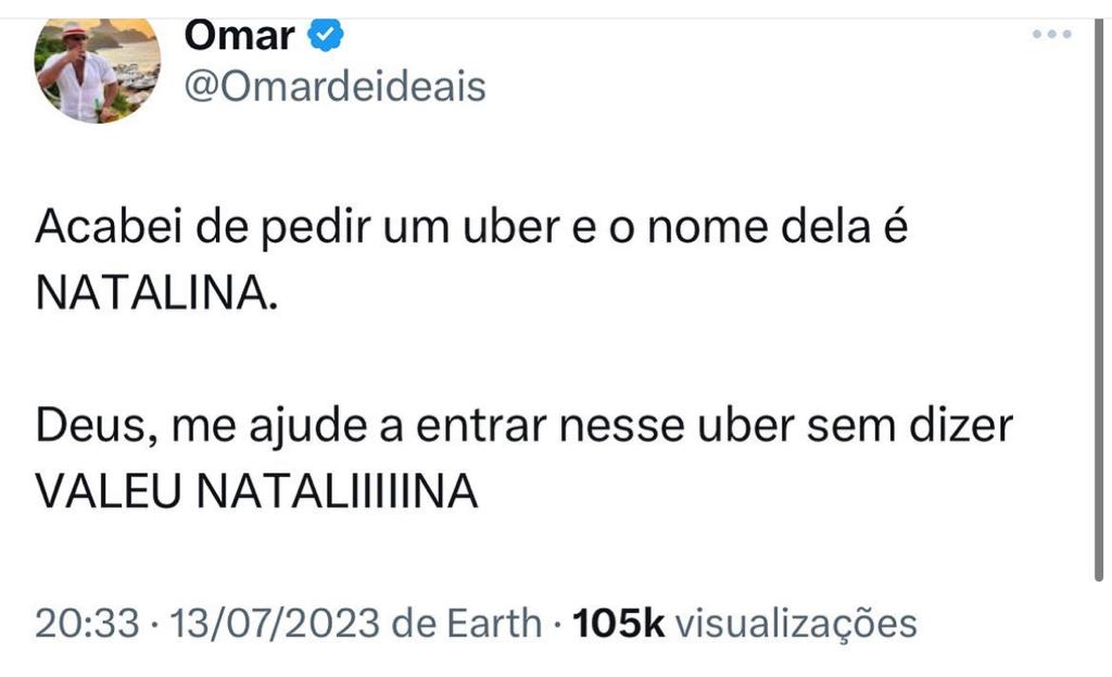 Já me imaginei dizendo kkkkkk