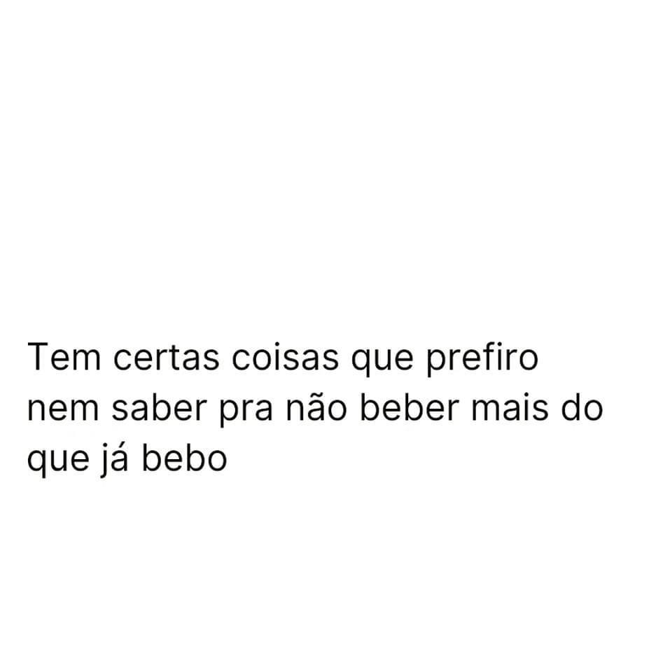 Melhor nem saber