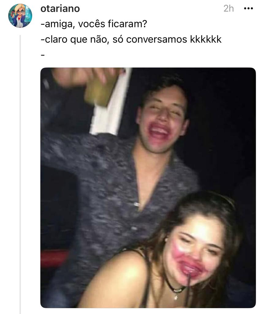 E minha amiga que fica e só eu que sei hahahahha