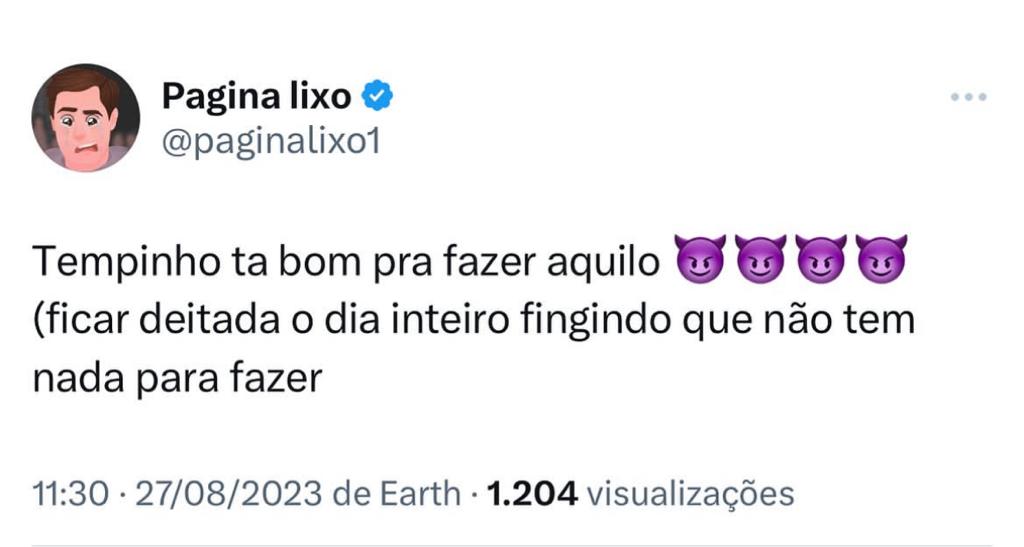 A cara do domingo