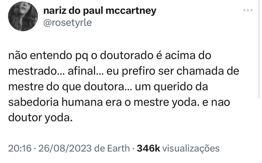 Faz muito sentido