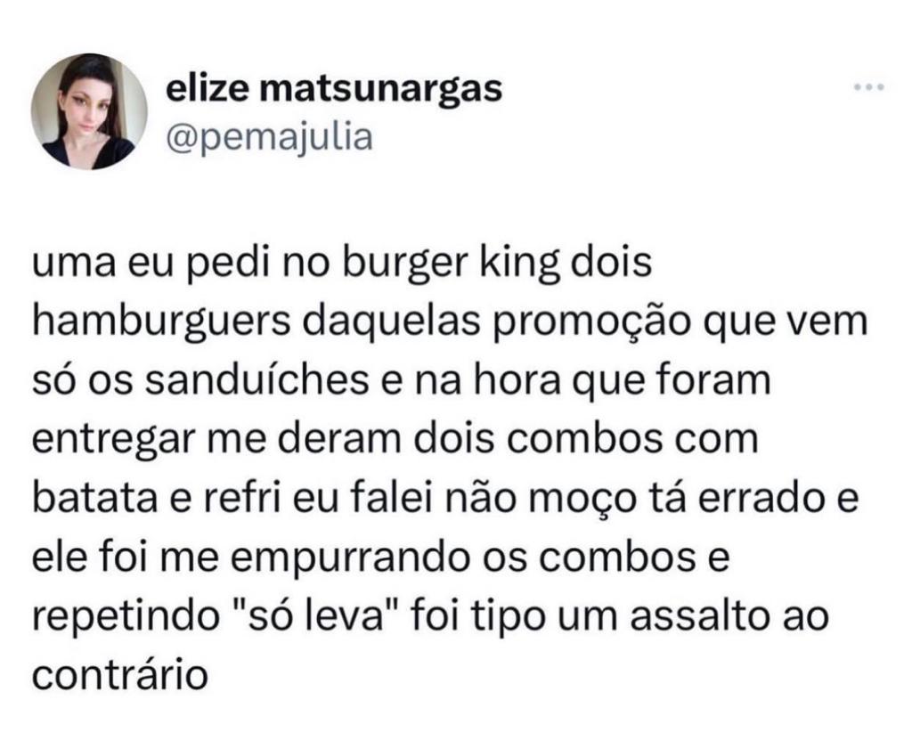 Um assalto ao contrário