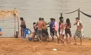 A vó do Sid voltando da praia - Perrengue Mato Grosso