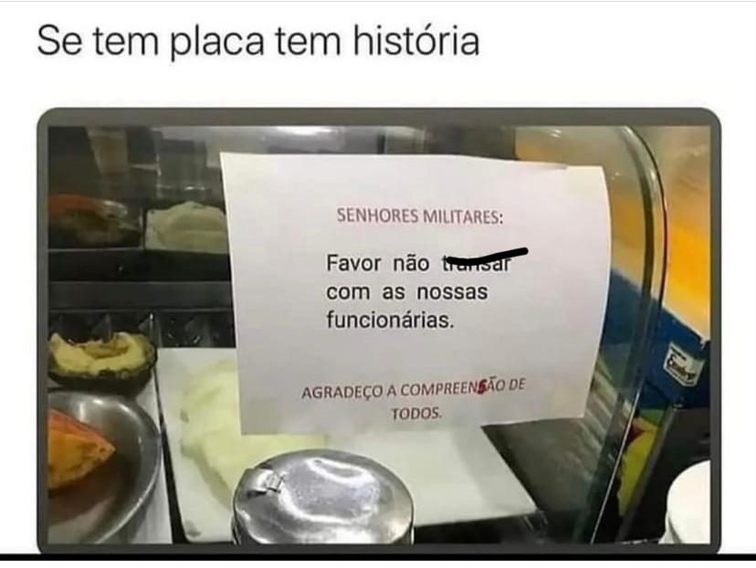 Se tem placa, tem história
