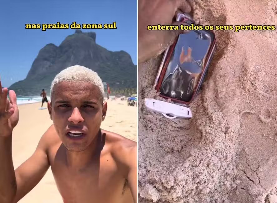 Influencer Viraliza Com Dicas Para Evitar Roubo Nas Praias Do Rio