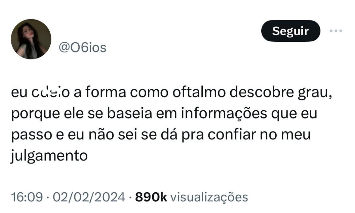 Assim fica difícil