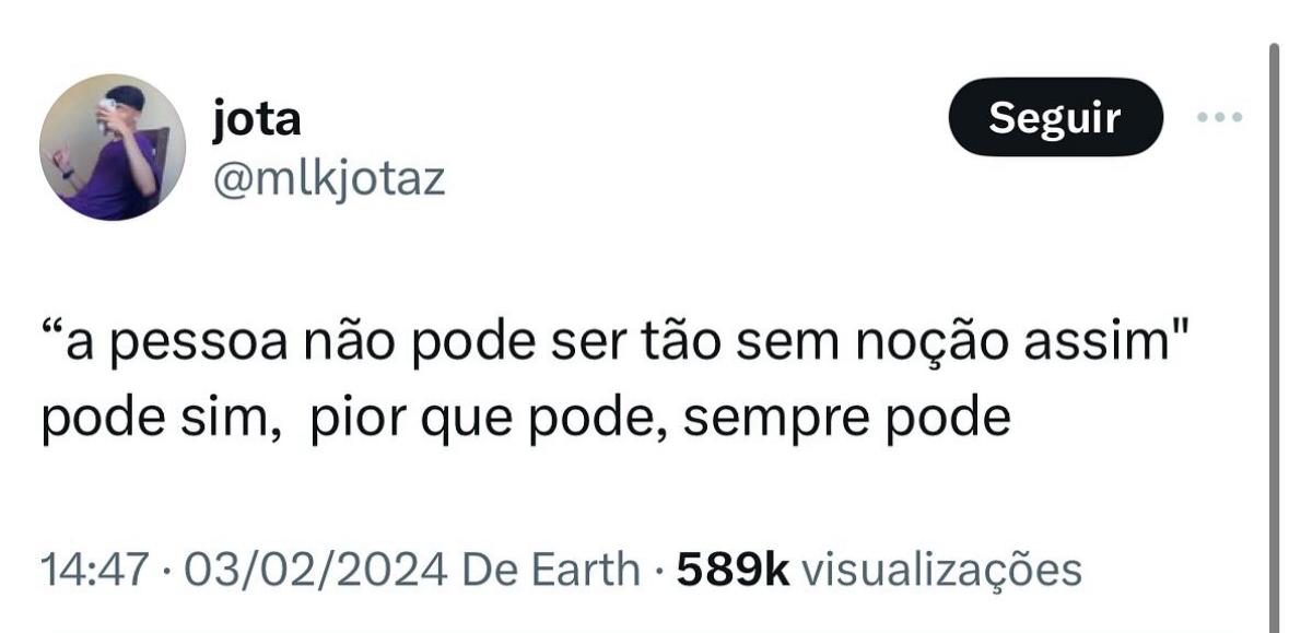 Pior que pode