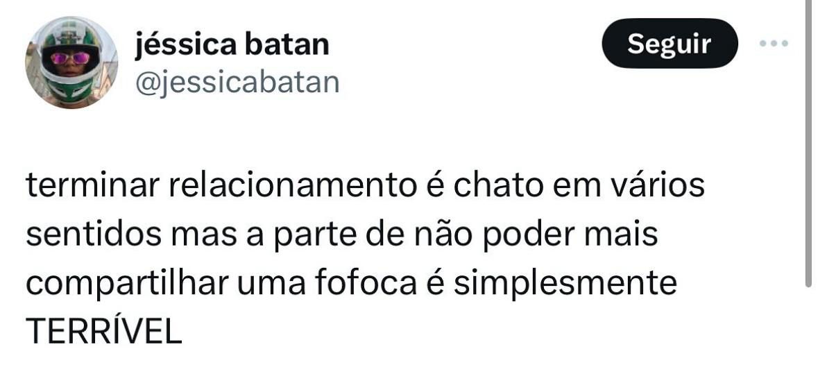 Sem a fofoca não dá