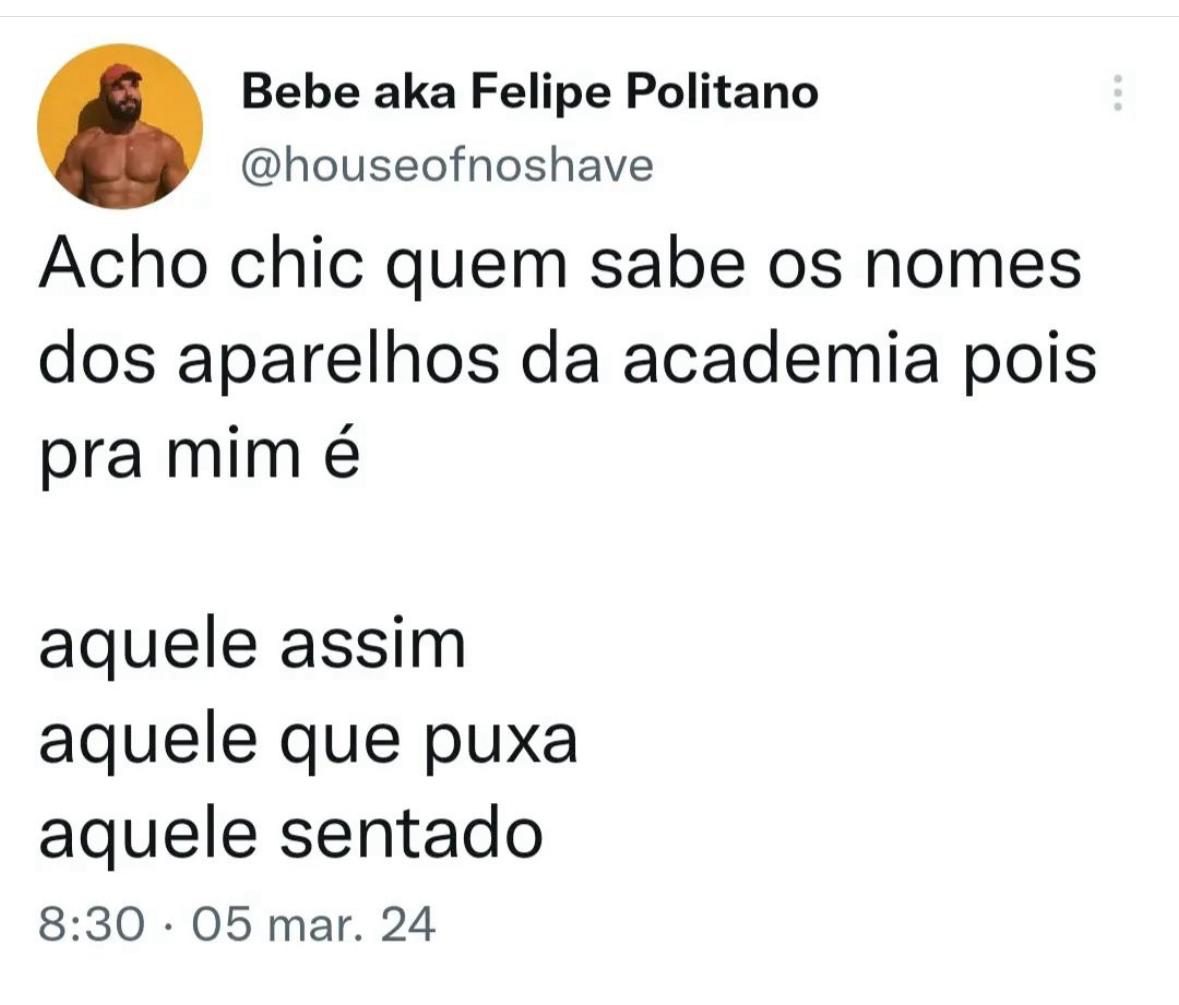 Os nomes que ninguém sabe