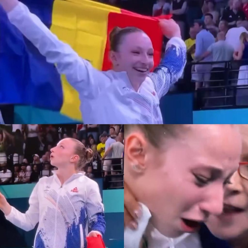 Ginasta romena comemora, mas revisão de nota muda resultado