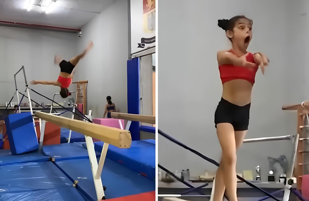 Maria Carolina Linhares Viraliza ao Reproduzir Sequência de Rebeca Andrade e Ganha Destaque nas Redes Sociais