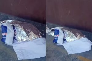 Corpo de homem em situação de rua é encontrado na frente de igreja; veja vídeo