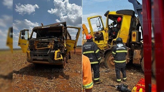 Acidente com Caminhão em Nova Mutum