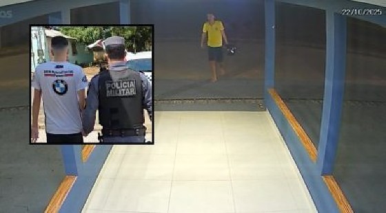 Homem Danifica Câmeras da Câmara Municipal de Nobres
