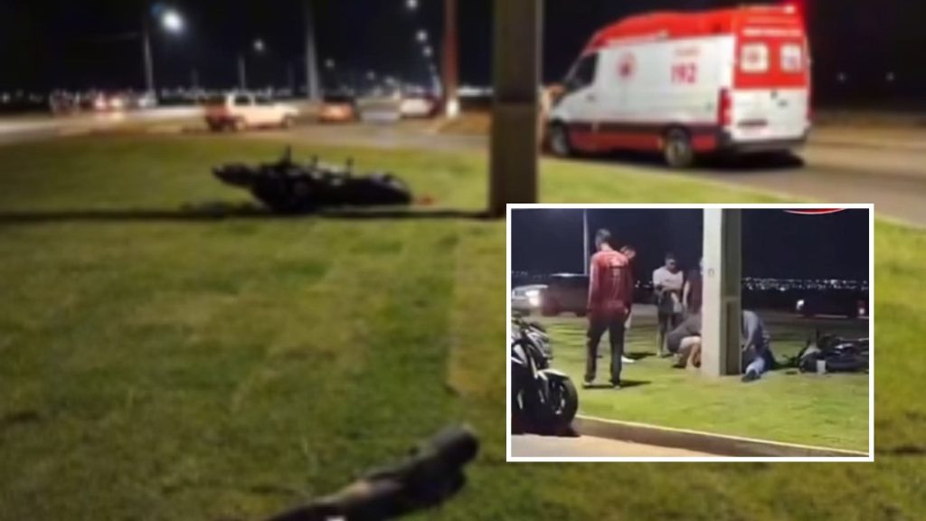 Homem morre ao perder o controle e atingir poste em Primavera do Leste
