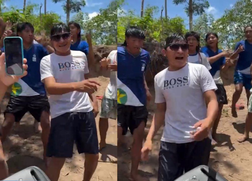 Diversão dos Jovens Indígenas de Juína