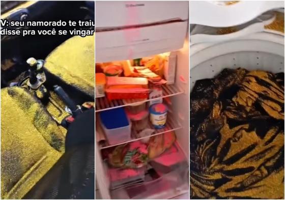cuiabana espalha brilho no carro do ex