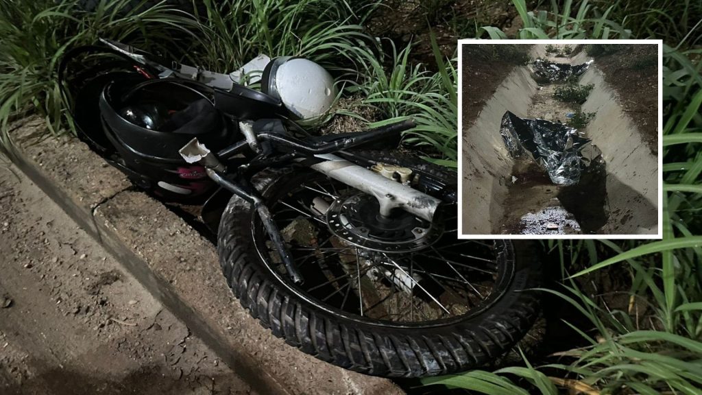Casal morre após moto atingir poste a caminho de Cuiabá; veja vídeo
