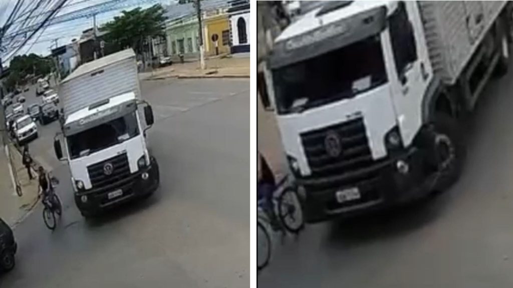 Vídeo mostra o momento que ciclista venezuelano é atropelado no Porto em Cuiabá