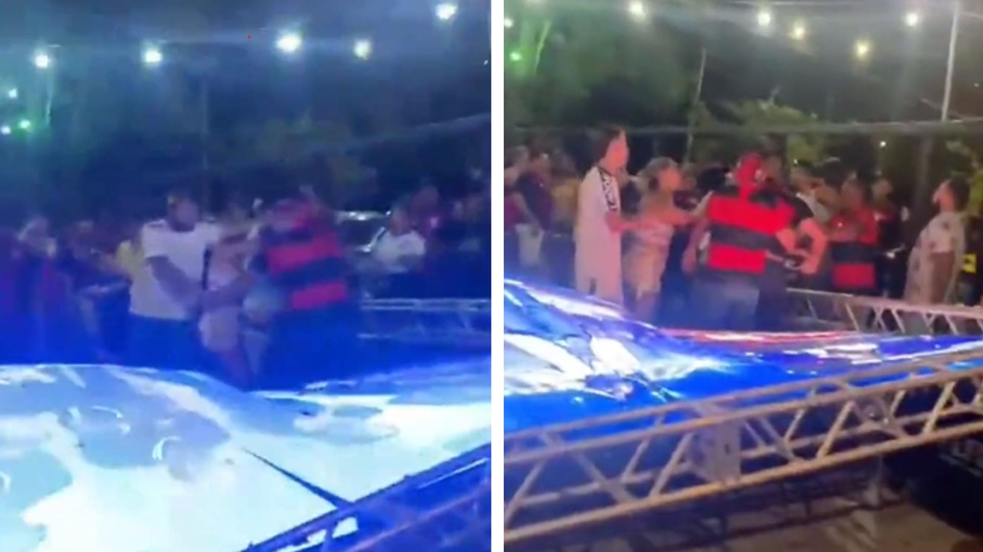Confusão e destruição marcam “festa” da final da Libertadores em Cáceres; veja vídeo