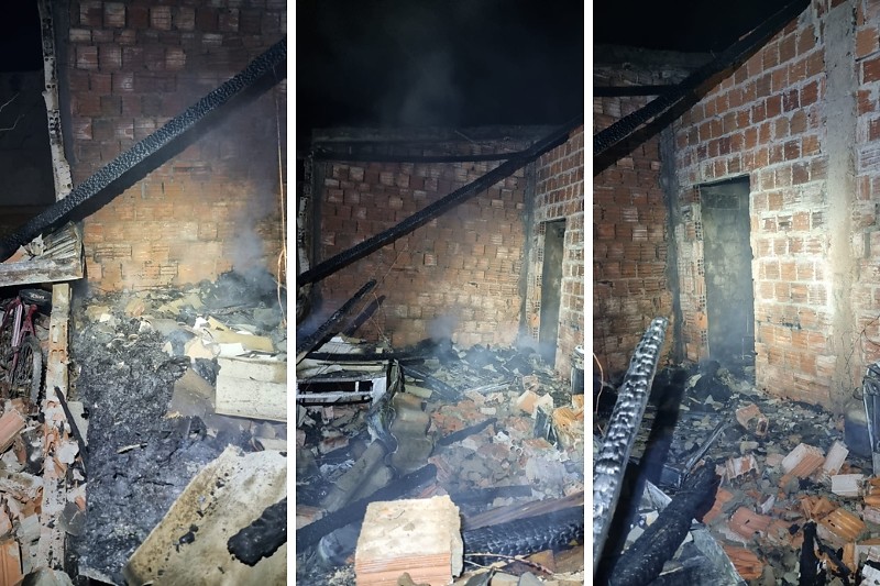 Marido incendeia casa da esposa após briga em MT