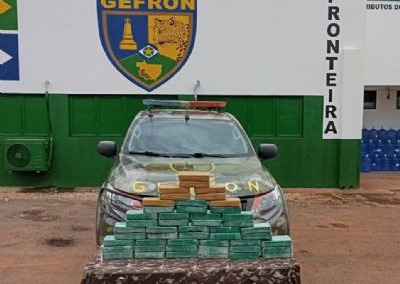 Gefron Frustra Tráfico e Apreende R$ 864 Mil em Cocaína
