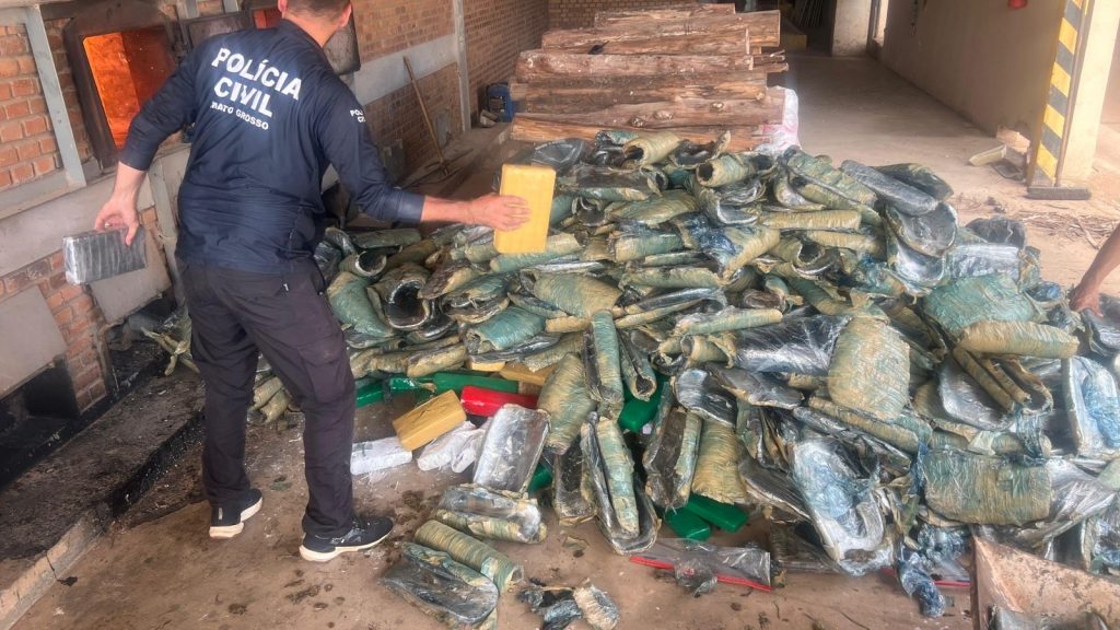 Polícia destrói mais de duas toneladas de drogas em Mato Grosso