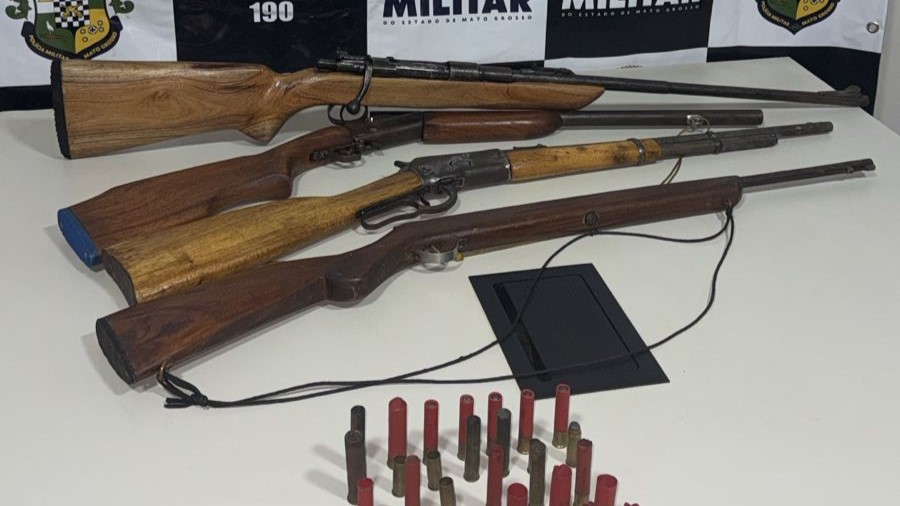 PM Interrompe Comércio Ilegal de Armas em Mato Grosso