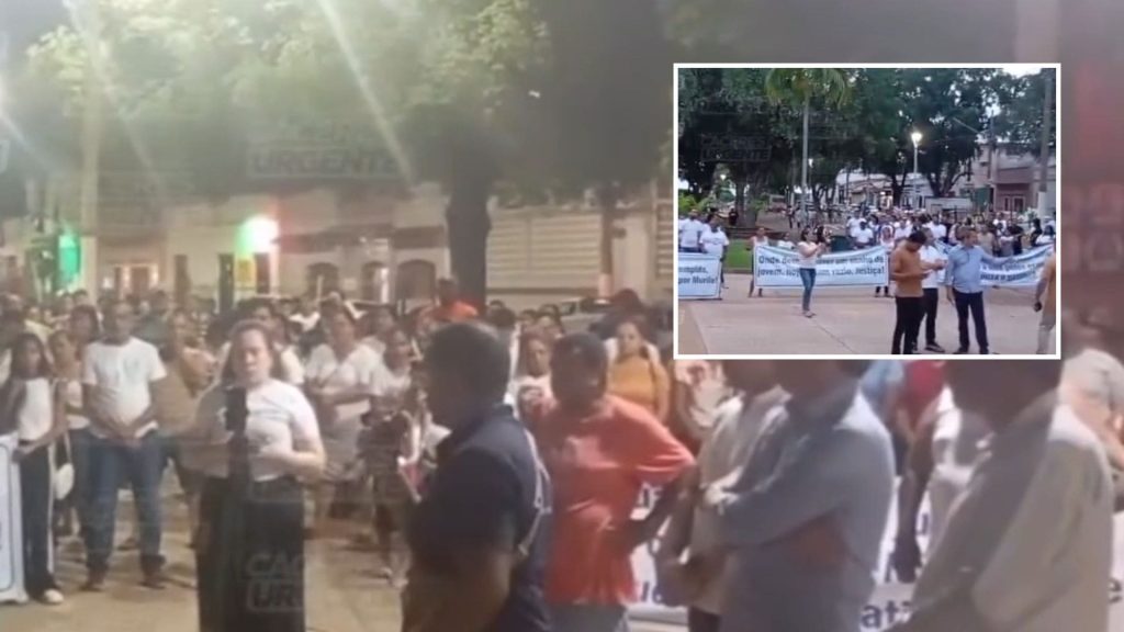 Manifestação em Cáceres cobra justiça após assassinato de jovem de 14 anos
