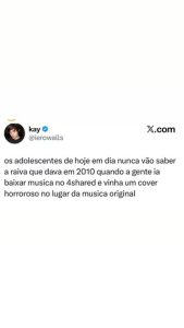 Quem aí lembra daquela raiva boa de 2010 quando a gente ia baixar aquela música em destaque