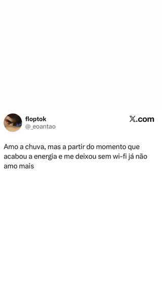 A gente ama a chuva, né? Mas e quando ela resolve levar a energia e o nosso tão em destaque