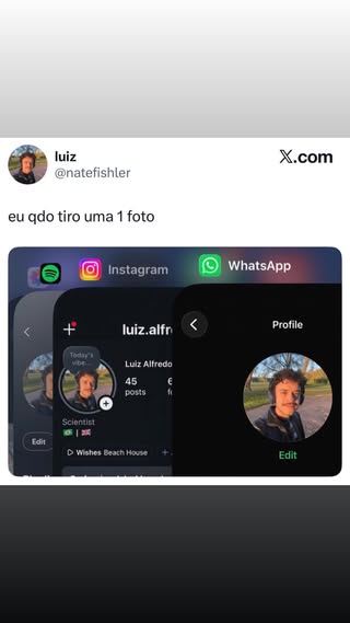 Aquele momento clássico em que a gente tira uma foto e o resultado é... diferent em destaque