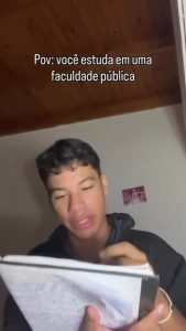 A vida de estudante em uma instituição pública é cheia de perrengues e situações em destaque