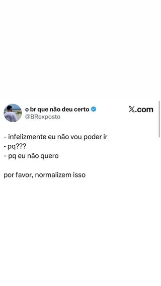 S obrque não deu certo X com RT OBRexposto - infelizmente eu não vou poder ir em destaque