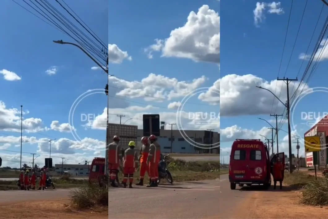 Acidente entre motocicletas deixa feridos na entrada da Estrada Monalisa, em Sinop; veja vídeo