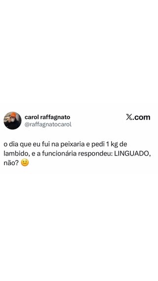 Um meme que circula nas redes sociais mostra uma situação hilária em uma peixari em destaque
