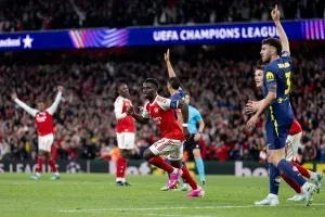 Arsenal vence Atlético de Madrid e garante vaga na final da Champions League; veja o gol
