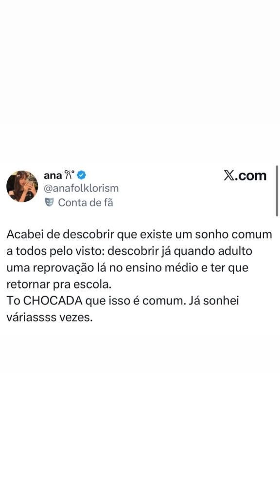 Meme revela o sonho engraçado de adultos que descobrem uma reprovação do ensino em destaque