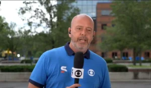 Alex Escobar passa mal durante transmissão ao vivo da Copa do Mundo e preocupa telespectadores; veja vídeo