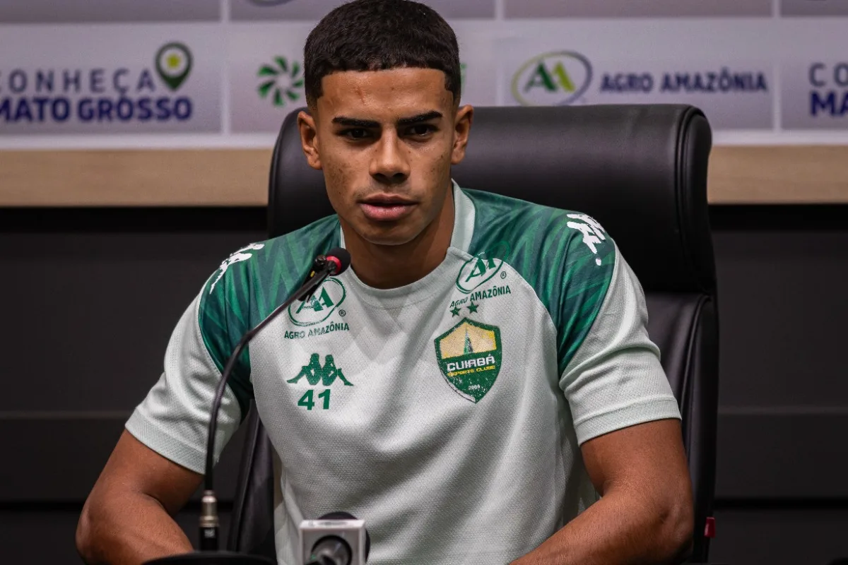 Autor do gol da vitória, Kauan Cristtyan celebra momento no Cuiabá e mira sequência na Série B; veja vídeo