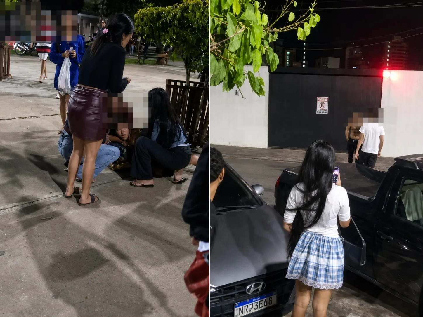 Vídeo registra pancadaria entre adolescentes após Arraiá do Liceu Cuiabano; veja vídeo