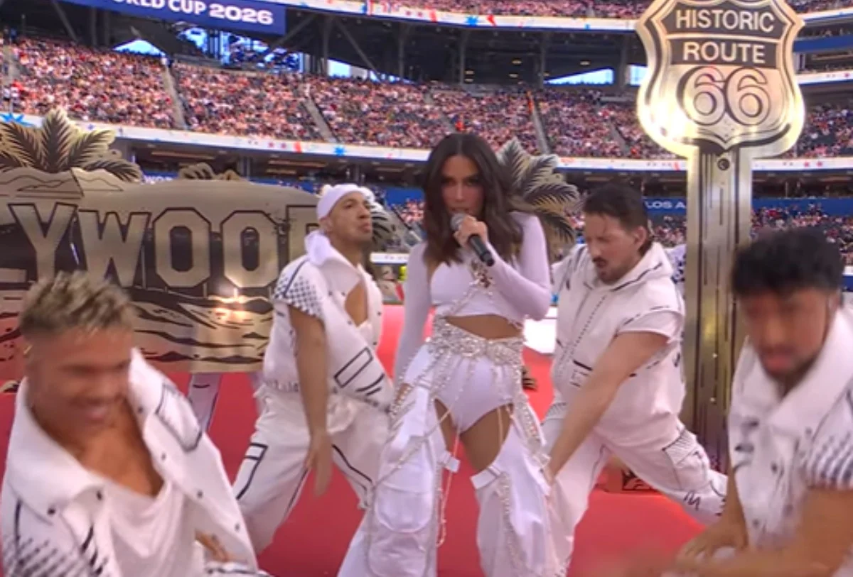 Com Anitta no palco e sem Trump nas arquibancadas, EUA fazem festa para abrir a Copa; veja vídeo