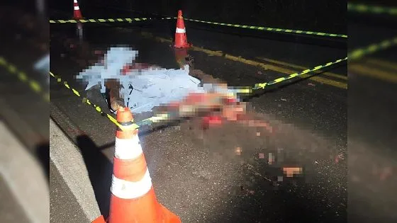 Homem morre atropelado por caminhão em estrada de acesso a Jangada; veja vídeo