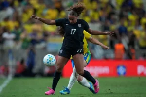 Estados Unidos vencem o Brasil em Fortaleza e encerram sequência positiva da Seleção Feminina; veja o gol