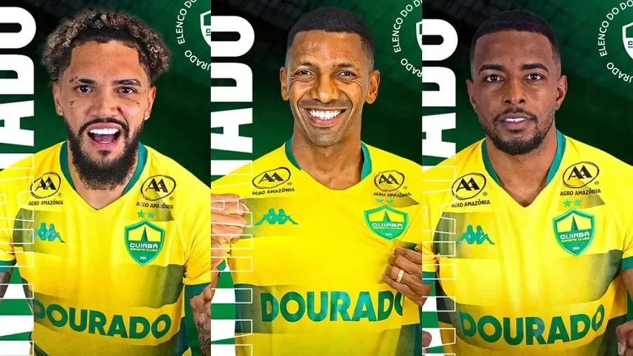 Cuiabá anuncia três reforços para a Série B e amplia opções para o restante da temporada