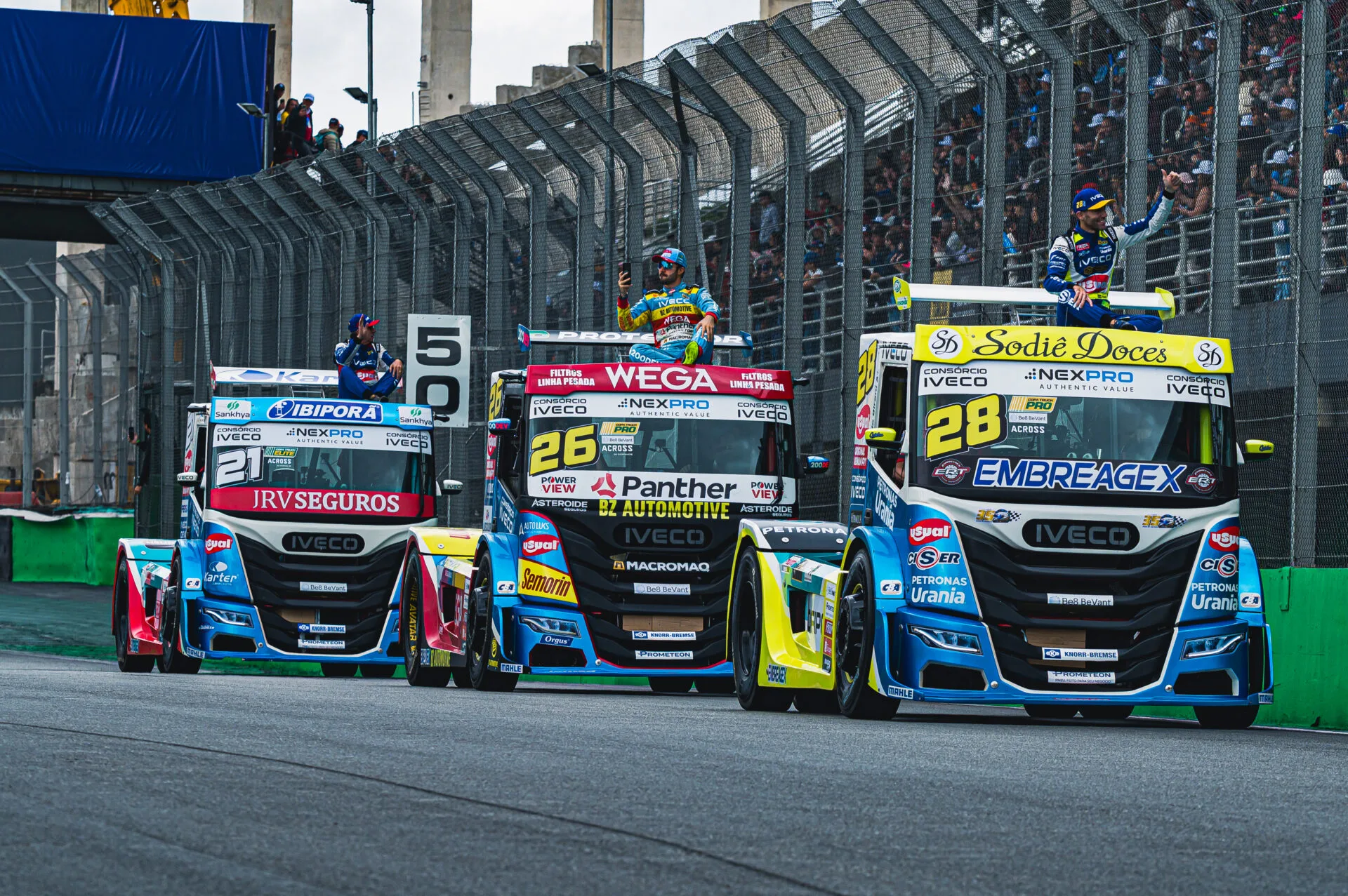 Usual Racing Iveco chega a Cuiabá com três pilotos e mira títulos na Copa Truck